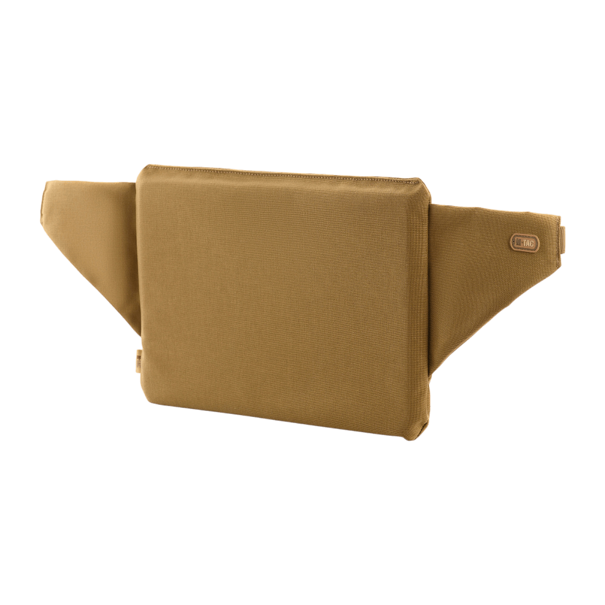 M-Tac Siddeunderlag med bælte i brun farve, praktisk til udendørs brug og camping. Komfortabel og slidstærk design.