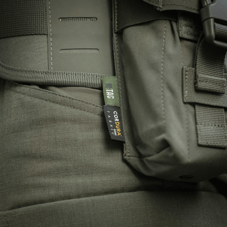 M-Tac Double Magazine Pouch with Fastex Closure in durable Cordura 500D material, ideal for military and outdoor activities