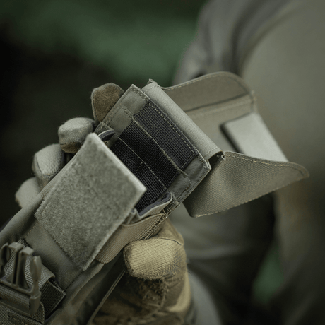 M-Tac Double Magazine Pouch with Fastex Closure for AR and AK magazine transport, durable Cordura 500D, ideal for security and military