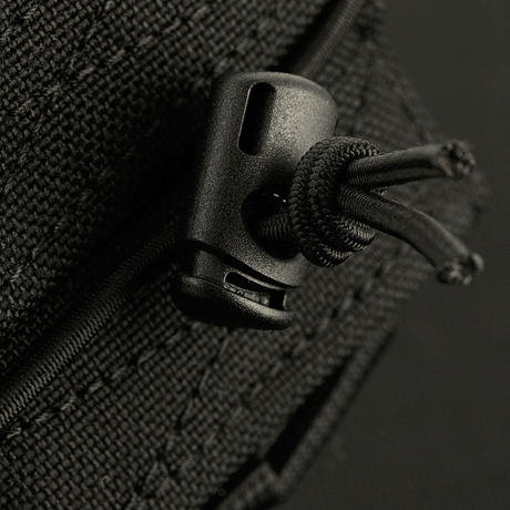 Close-up of M-Tac open double mag pouch for AK with robust closure and non-slip material for secure magazine storage