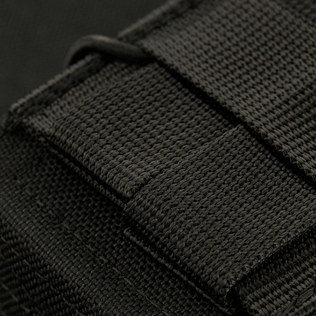 Close-up of M-Tac open double mag pouch for AK with robust design and non-slip material for secure magazine storage