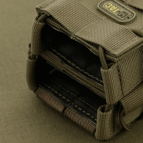M-Tac open double mag pouch for AK in heavy-duty design for secure storage of AK magazines in extreme conditions