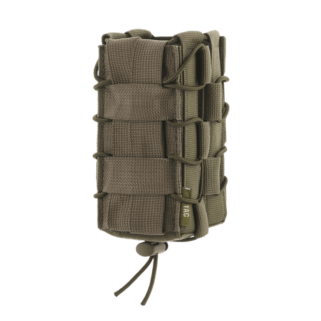 M-Tac open double mag pouch for AK in robust design with non-slip rubber-coated material