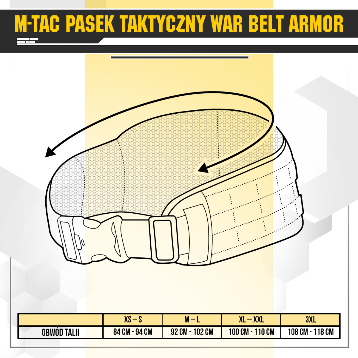 M-Tac War Belt ARMOR