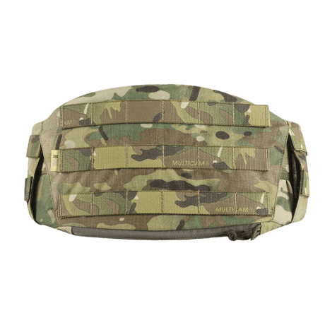 M-Tac War Belt ARMOR with MIL-SPEC MOLLE webbing, designed for tactical tasks, made of durable Cordura 500D fabric in camouflage pattern.