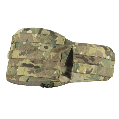 M-Tac War Belt ARMOR in camouflage pattern with MOLLE webbing, tactical belt design for combat tasks, made of hard-wearing Cordura 500D.