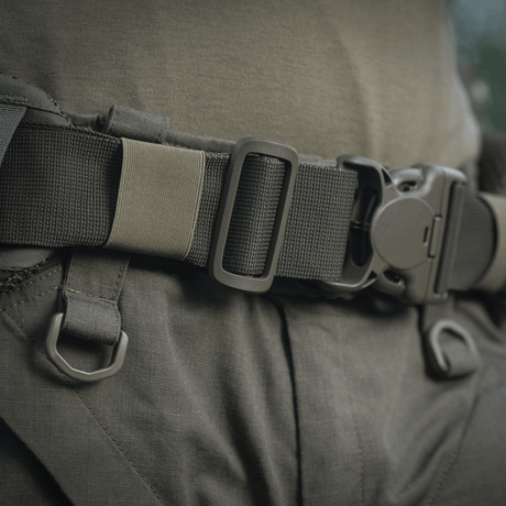 M-Tac War Belt ARMOR tactical waist belt in Cordura 500D with MOLLE-webbing and a robust closure.