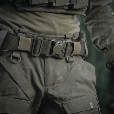 M-Tac War Belt ARMOR with MOLLE-webbing, tactical belt for combat tasks, made from Cordura 500D.