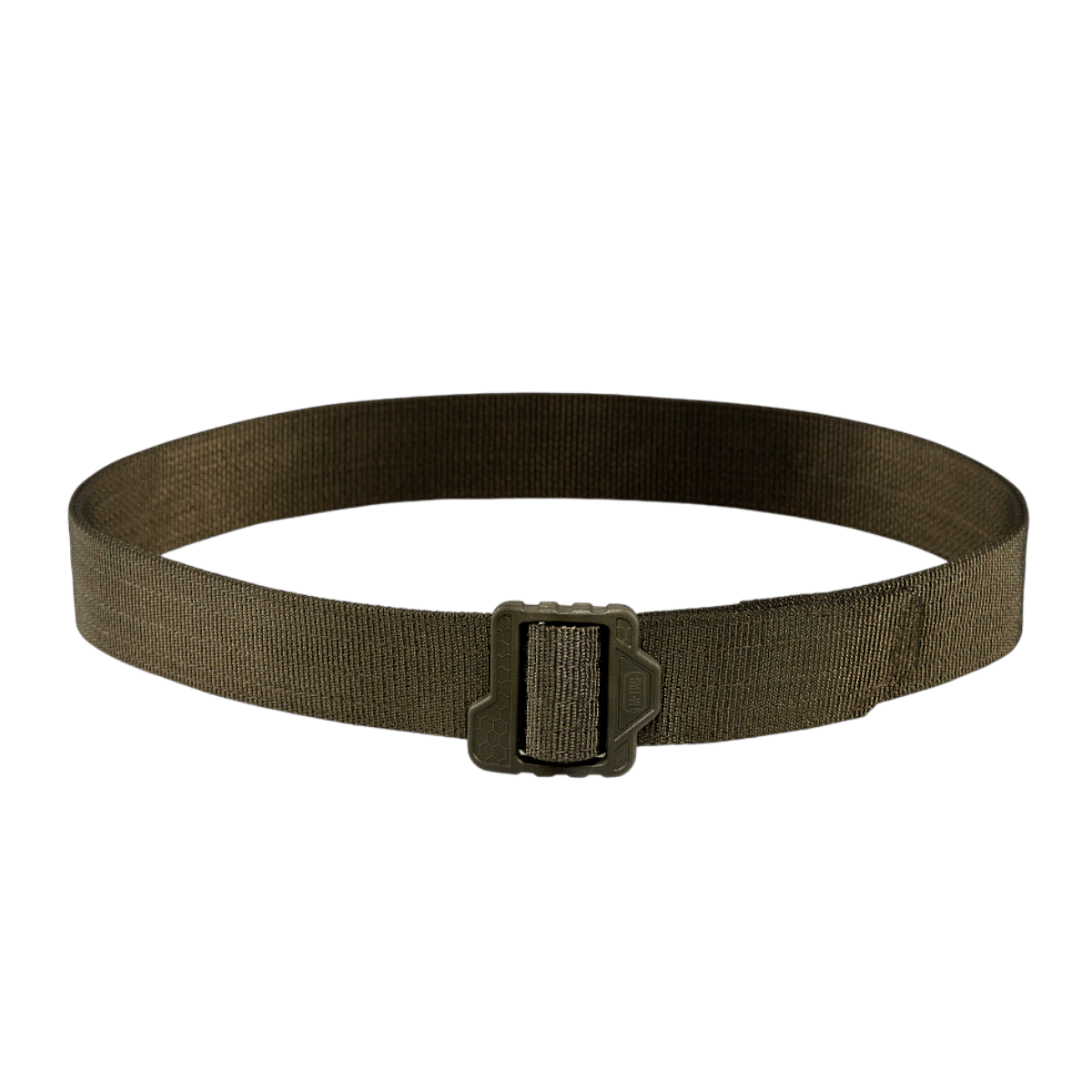 M-Tac Double Duty Taktisk Bælte Hex i sort, holdbart nylonbælte til hverdag og taktiske opgaver, ideelt til holsters og lommer.