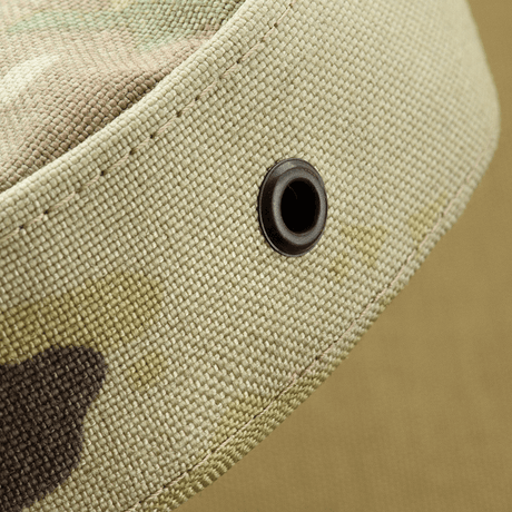 Close-up of M-Tac pouch for folding shovel Multicam – durable tactical pouch in CORDURA 1000D material.