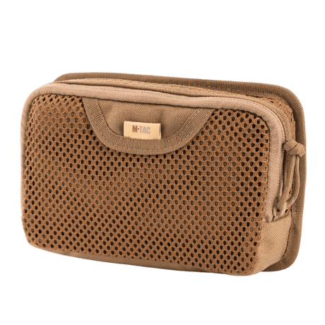 M-Tac Hook & Loop Utility Panel in durable nylon with modular design and mesh zip pocket for organized storage, gallery position 1.