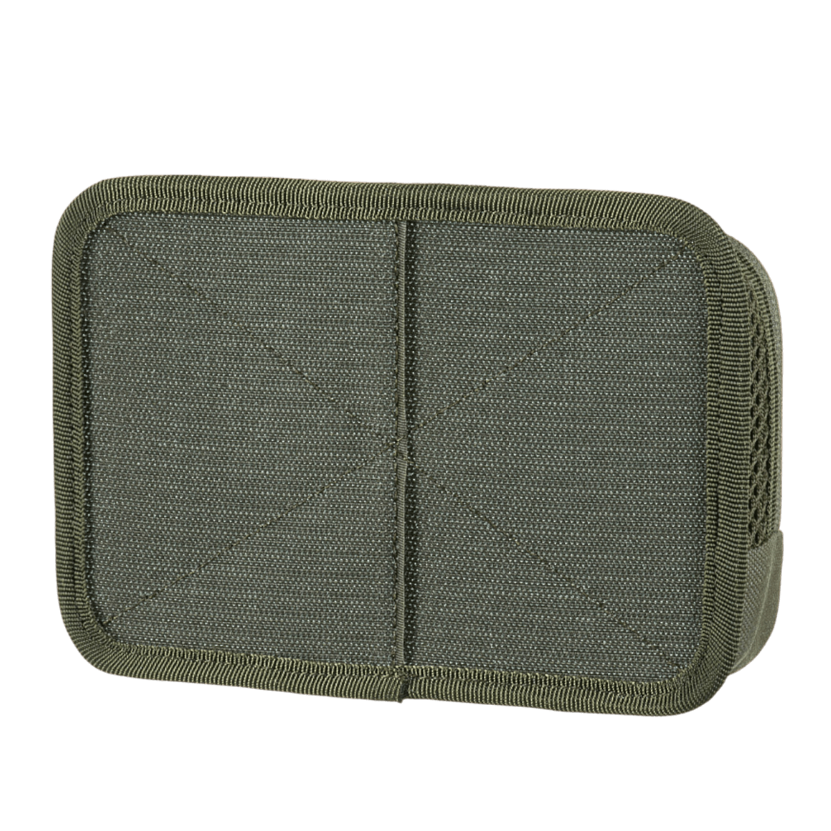 M-Tac Hook & Loop Utility Panel i militærgrøn farve, designet til tasker og rygsække, med lynlåslomme og 19 x 13 cm mål.