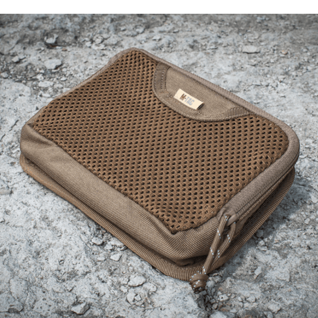 M-Tac Hook & Loop Utility Panel in durable nylon with zip pocket and mesh material for modular organization, gallery position 1.