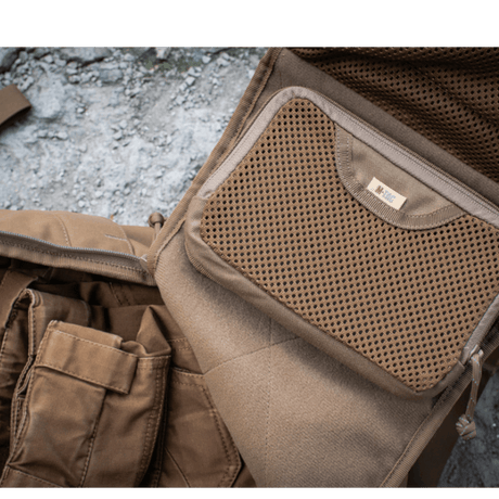 M-Tac Hook & Loop Utility Panel with modular design and mesh zip pocket for internal organization, gallery position 1.