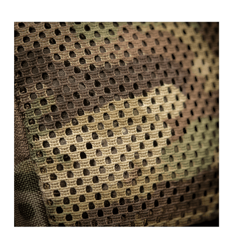 M-Tac Hook & Loop Utility Panel with modular mesh panel in camouflage, designed for internal organization, gallery position 1.