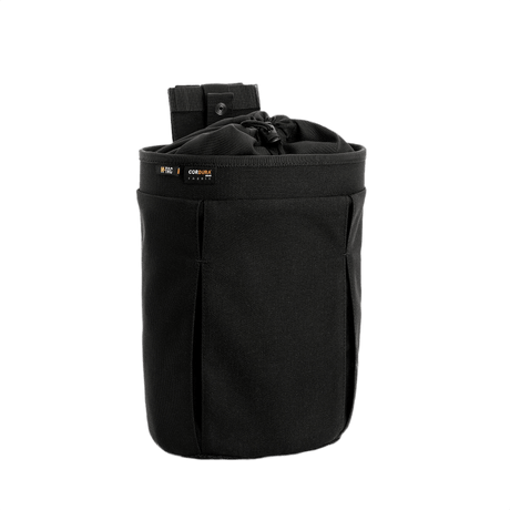 M-Tac Mag Drop Pouch Elite designed for fast, secure magazine changes, compatible with MOLLE systems. Black color