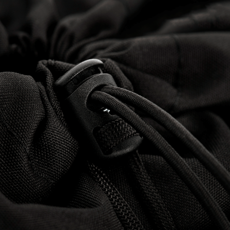 Close-up of M-Tac Mag Drop Pouch Elite with quick-release system, showing pouch security and functionality