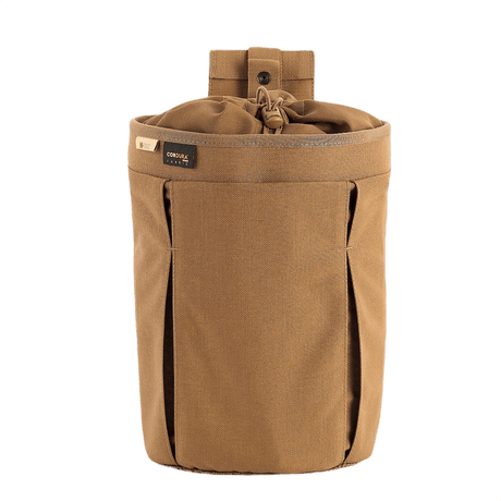 M-Tac Mag Drop Pouch Elite in use, designed for blind magazine swaps with MOLLE attachments and quick-release system