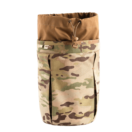 M-Tac Mag Drop Pouch Elite in camouflage pattern with MOLLE attachments for quick magazine changes and secure equipment storage