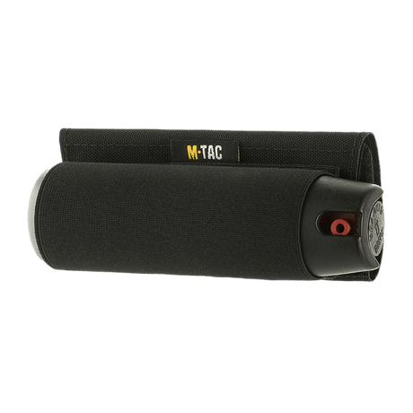 M-Tac Pepperspray-holder Gen.II in black elastic design for quick access to self-defense spray.