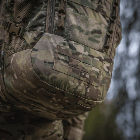 M-Tac Large Gen.IV Elite in camo, made of Cordura 500D and Cordura 1000D for extra durability.