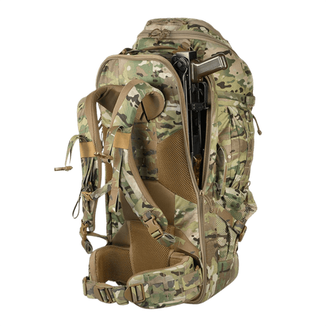 M-Tac Large Gen.IV Elite backpack in camouflage for transporting disassembled weapons, made of durable Cordura.
