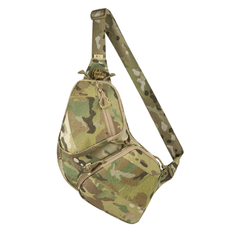 M-Tac Bat Wing Bag Elite in camouflage design, made of Cordura 500 MS with YKK zippers, velour lining and a safety mechanism.