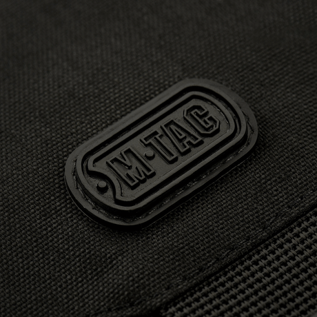 M-Tac Magnet XL Bag Elite with FidLock V-Buckle magnetic clasp and velcro panel, tablet and shoulder bag in black.