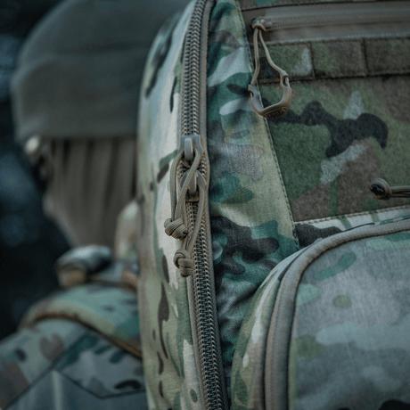 M-Tac Gun Backpack Case 125 cm Gen.II Elite in camouflage, robust Cordura with practical zipper detail, designed for weapon protection