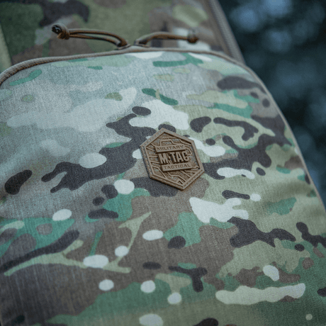 M-Tac Gun Backpack Case 125 cm Gen.II Elite with camouflage design and M-Tac logo, robust for safe transport and protection of weapons