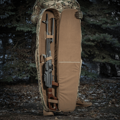 M-Tac Gun Backpack Case 125 cm Gen.II Elite for safe weapon transport in the forest, robust design with tactical storage options
