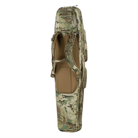 Camouflage M-Tac Gun Backpack Case 125 cm Gen.II Elite standing, side view