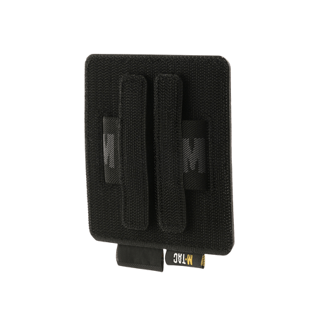 M-Tac Double Mag Pouch Hook Backed Magazine in black for carrying two magazines or small items. Perfect for Velcro bags