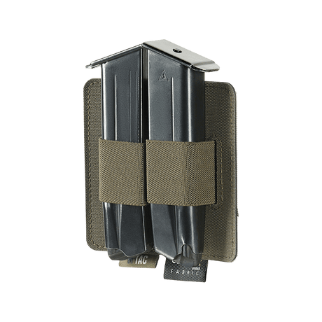M-Tac Double Mag Pouch Hook Backed Magazine for storing magazines with Velcro attachment in an M-Tac bag.