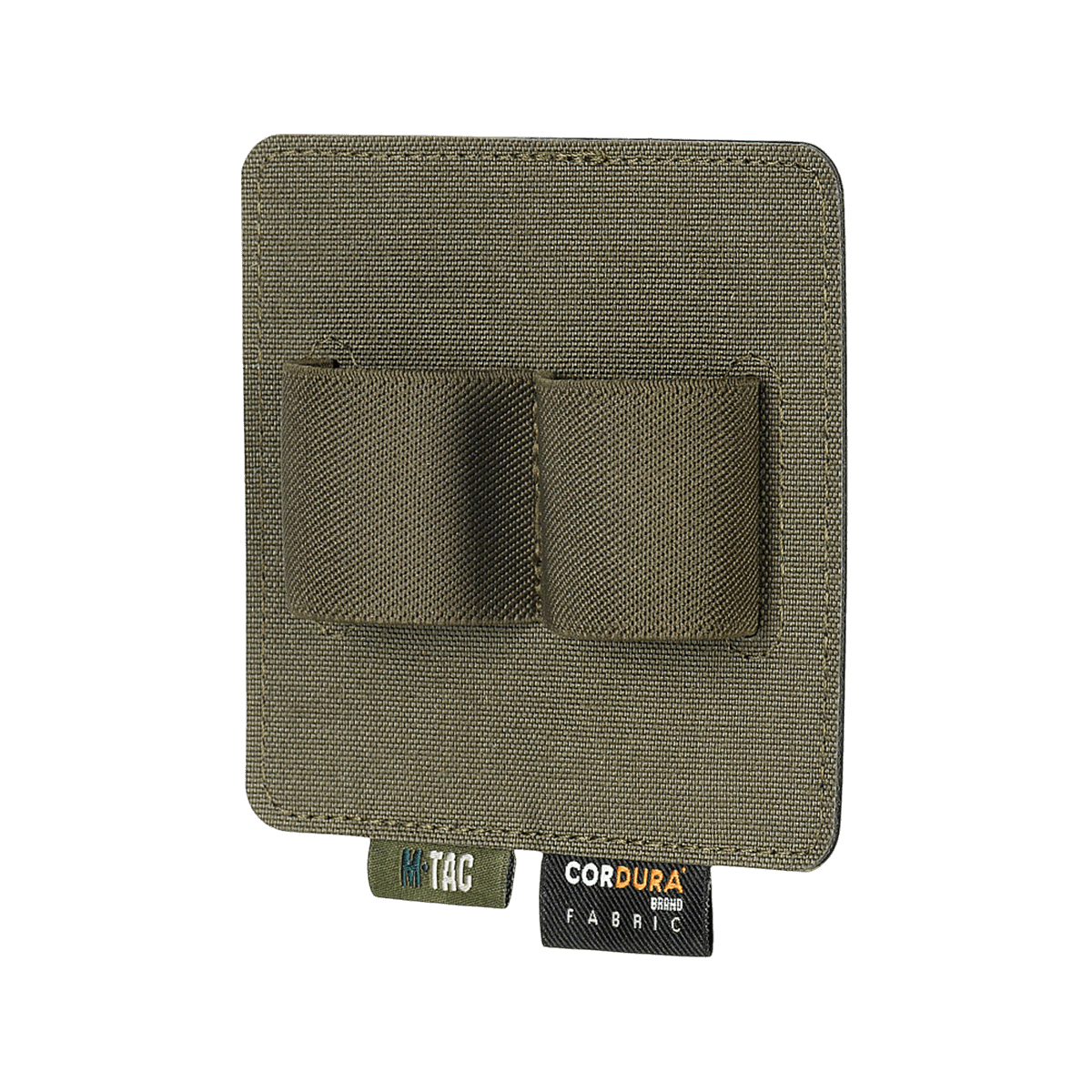 M-Tac Double Mag Pouch Hook Backed Magazine til to pistolmagasiner, kompatibel med M-Tac tasker og rygsække, grøn farve.