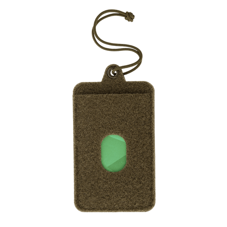 M-Tac Badge Holder – ID card and patch holder with Velcro sides, plastic base and paracord for hanging. Pocket for keycard.