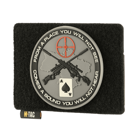 M-Tac Tactical Morale Patch Display Board Hook and Loop Molle 120x85 with patch and symbols for MOLLE systems.