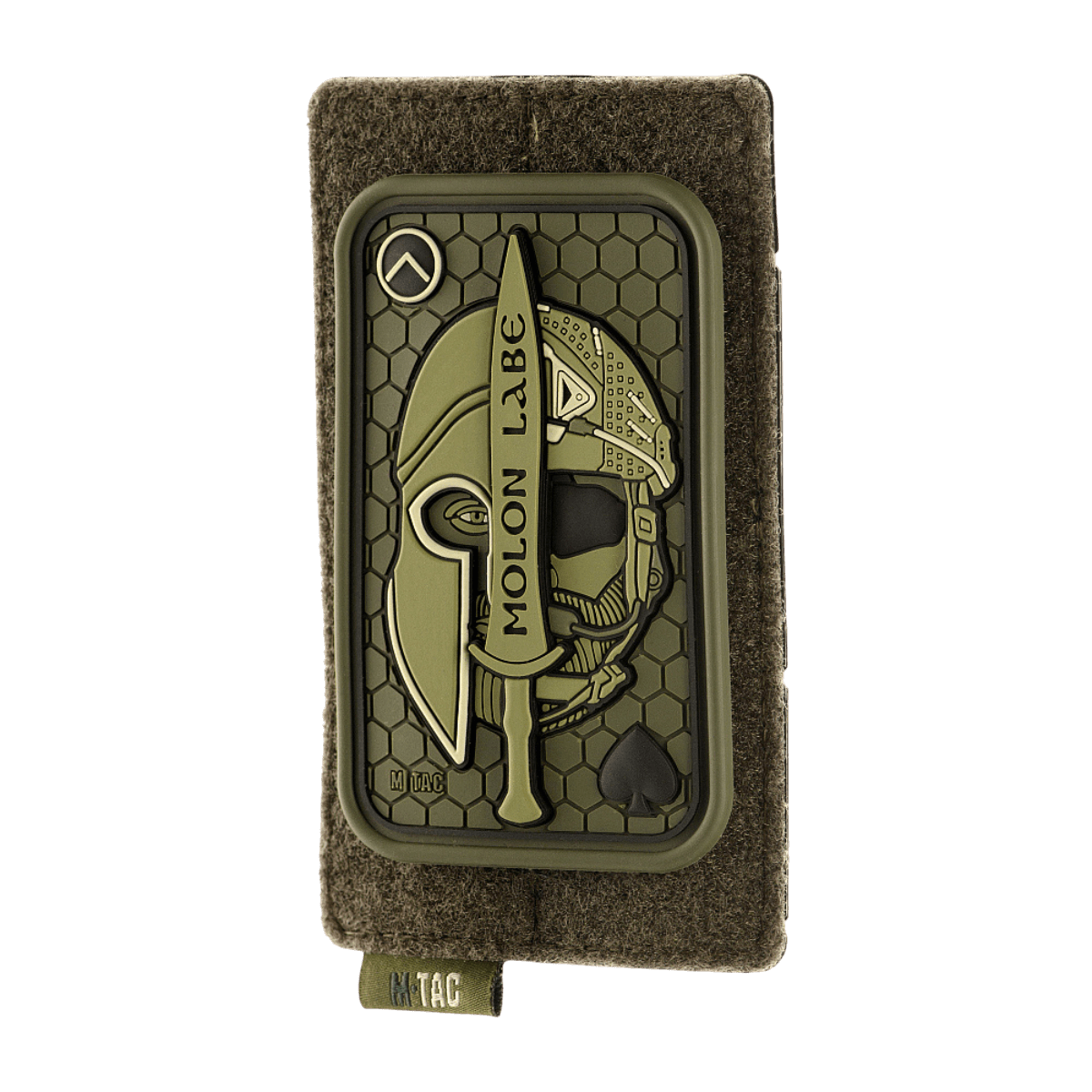M-Tac Panel til Patches på MOLLE 80x135 med plastbase og hook & loop overflade, 80 x 135 mm, perfekt til MOLLE-systemer.