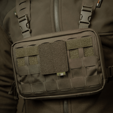 M-Tac MOLLE Patch Panel 80x85 with hook & loop surface for patches on the person's chest
