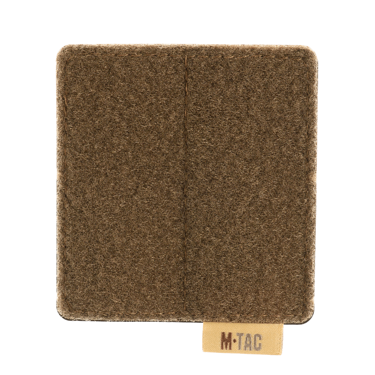 M-Tac Panel til Patches på MOLLE 80x85 med hook & loop overflade og plastbase, perfekt til MOLLE-systemer.