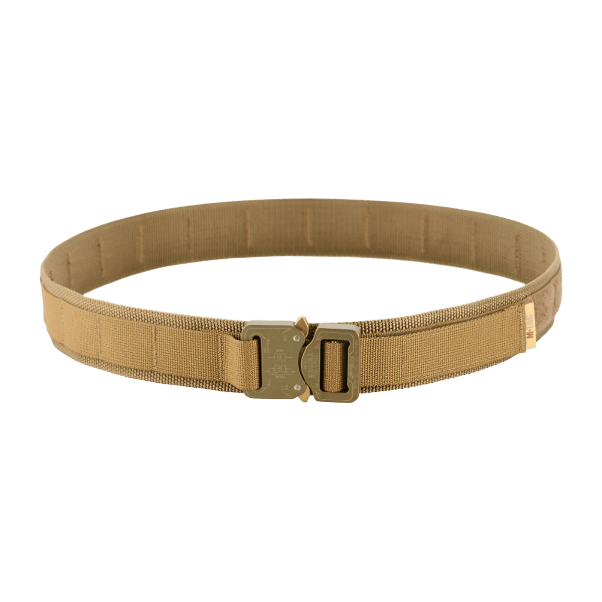 M-Tac Cobra Buckle Taktisk Bælte Laser Cut i Cordura Squadron med AustriAlpin COBRA 25 mm lås og MOLLE Laser Cut interface.