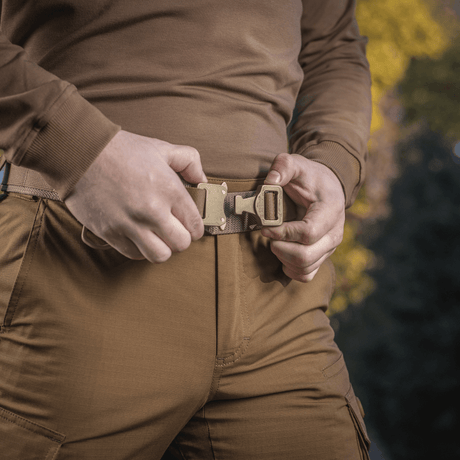 M-Tac Cobra Buckle Tactical Belt Laser Cut for outdoor use with AustriAlpin COBRA buckle, for military and police.