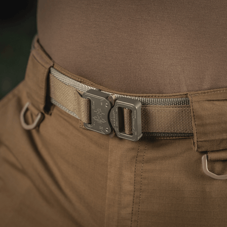 M-Tac Cobra Buckle Tactical Belt Laser Cut with AustriAlpin COBRA buckle, designed for military and police use.