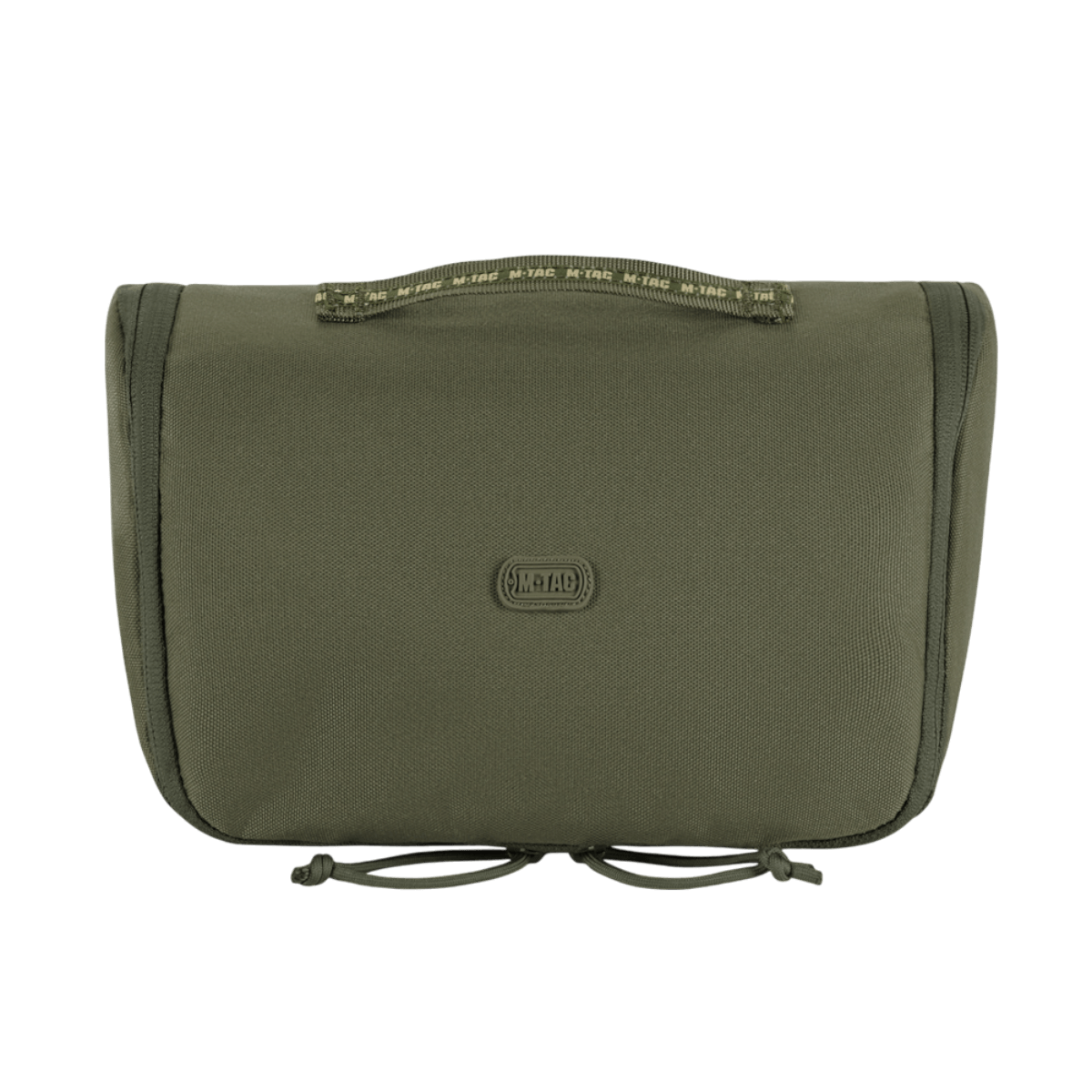 M-Tac Toilettaske, robust og vandafvisende taske til opbevaring af hygiejneartikler, lavet af holdbar 600D polyester med PVC-belægning.