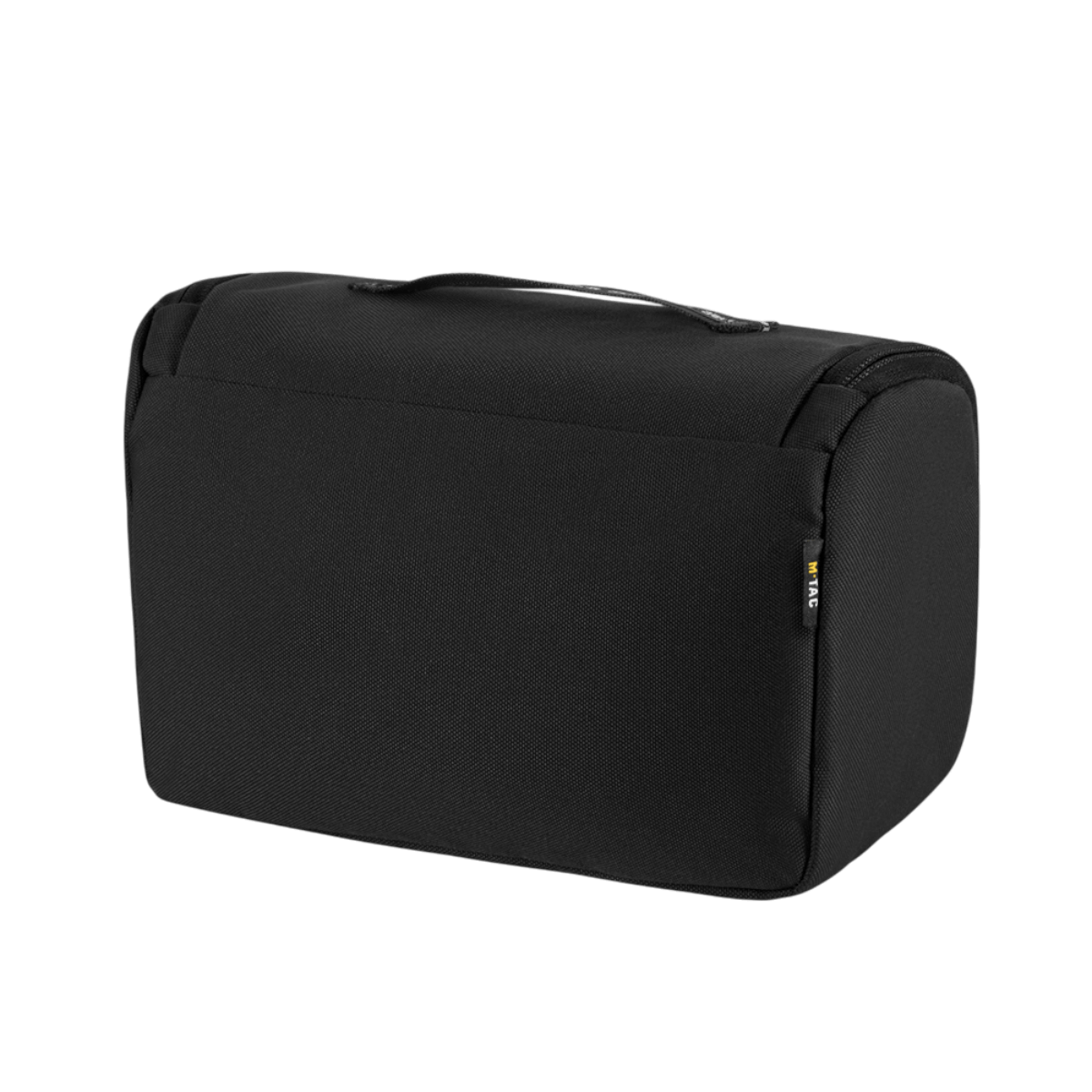 M-Tac Toilettaske i sort, vandafvisende 600D polyester, ideel til opbevaring af hygiejneartikler og småting.