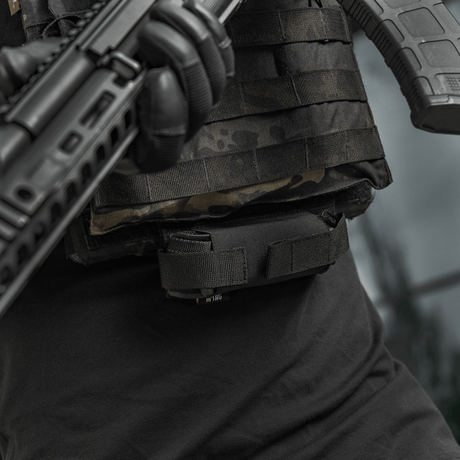 M-Tac Tourniquet Pouch Elastic VELCRO Gen.II attached under a plate carrier.