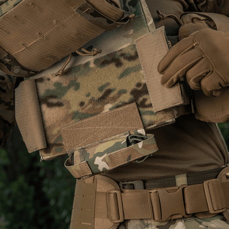 M-Tac Tourniquet Pouch Elastic VELCRO Gen.II mounted on tactical gear for quick access to C-A-T tourniquet in combat environments