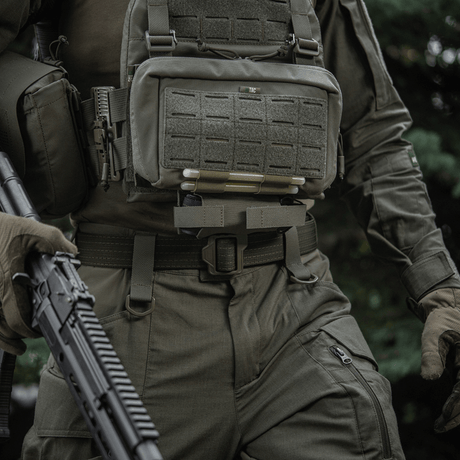 M-Tac Tourniquet Pouch Elastic VELCRO Gen.II attached to tactical gear for quick access to tourniquet, made of Cordura 500D