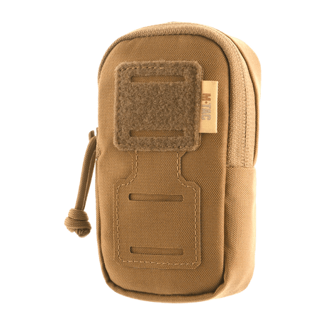 M-Tac PC Utility Pouch Elite in tan Cordura with MOLLE system, Velcro panel and drain, perfect for small storage, 13x6x3 cm