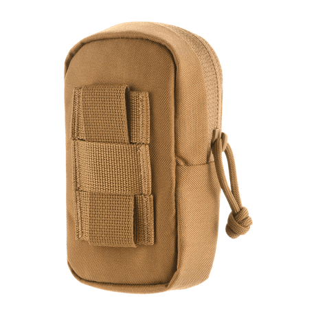 M-Tac PC Utility Pouch Elite in Cordura with MOLLE interface and Velcro panel. Ideal for storage, brown color, dimensions 13 x 6 x 3 cm